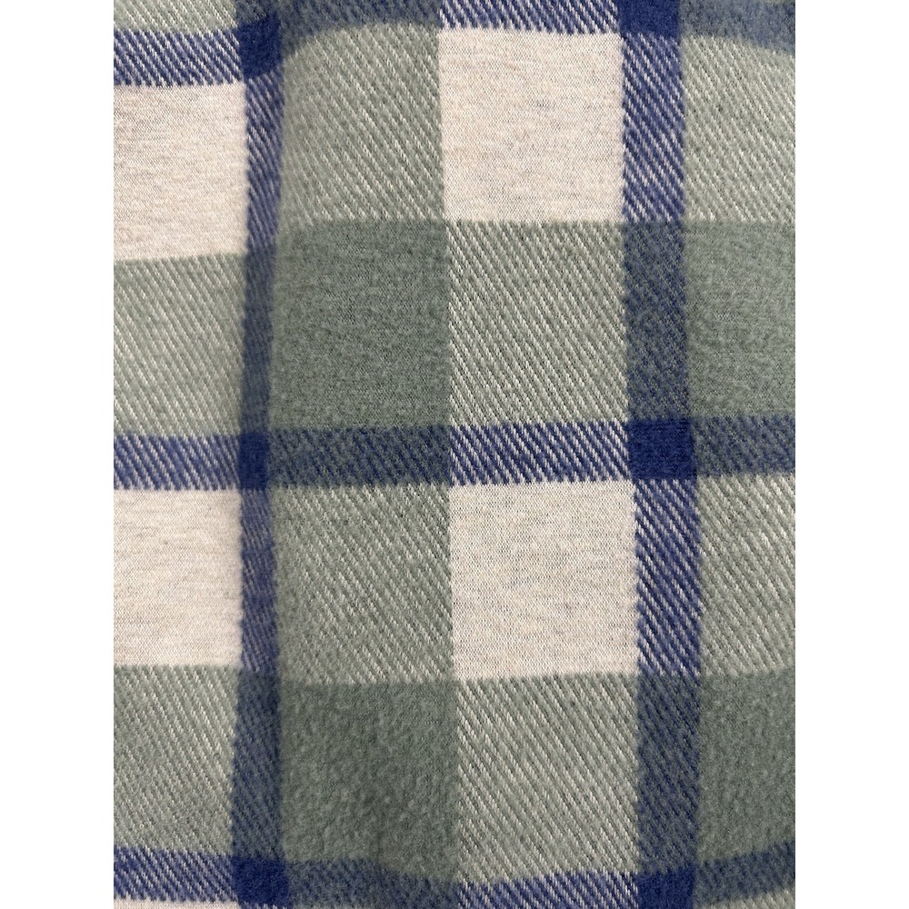 Telluride Clothing Co Kids Plaid Fleece Button Up Shirt Sage Green 2T - Picture 2 of 8